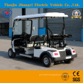 Zhongyi 4 Seats off Road Battery Powered Classic Shuttle Electric Sightseeing Golf Car